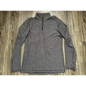Lululemon Surge Warm 1/2 Zip *Silver Heathered Dark Slate XL